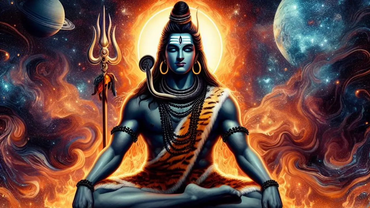 Embracing Lord Shiva