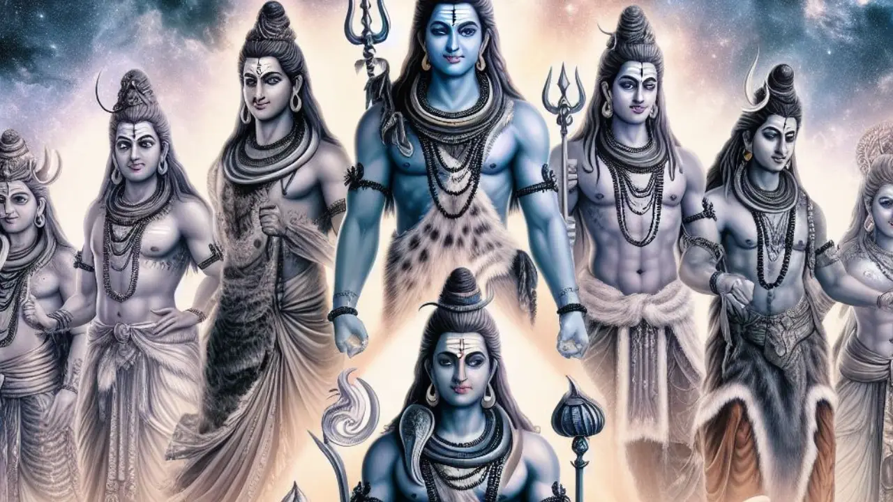 Lord Shiva's Eight Divine Forms