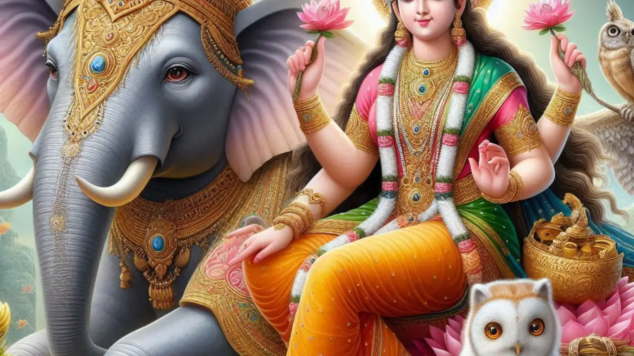 Lakshmi’s Elephant and Owl