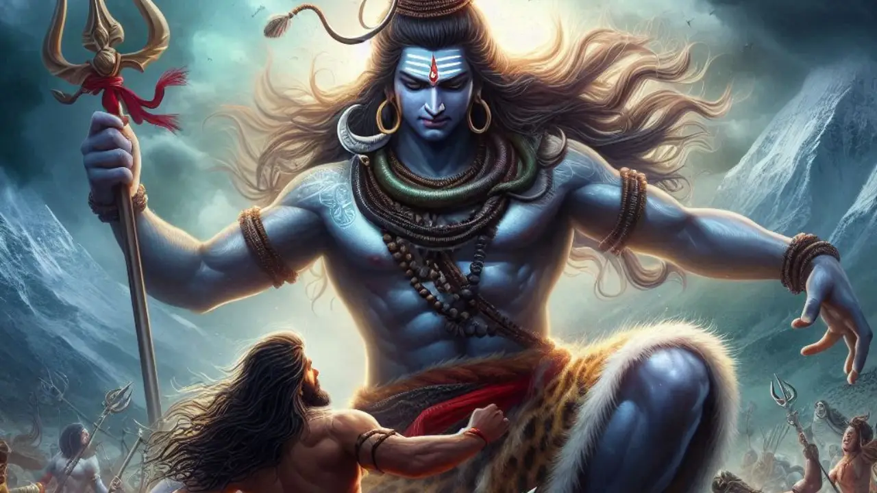 Lord Brahma and Lord Shiva