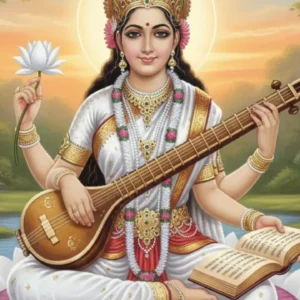 Sacred Symbols of Goddess Saraswati Explained